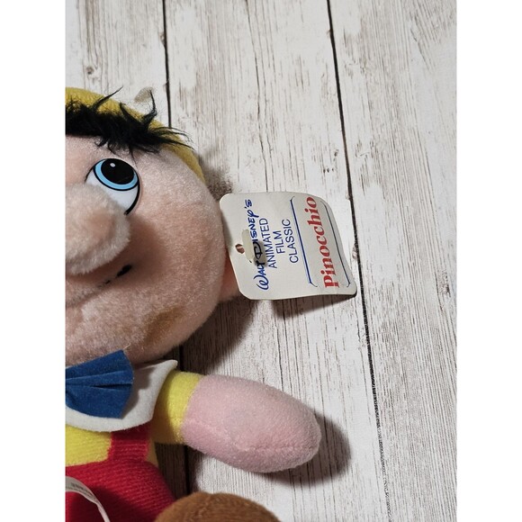 Vintage Disney Pinocchio Plush 6" Walt Disney Stuffed Toy Figure Collectible - Picture 8 of 8